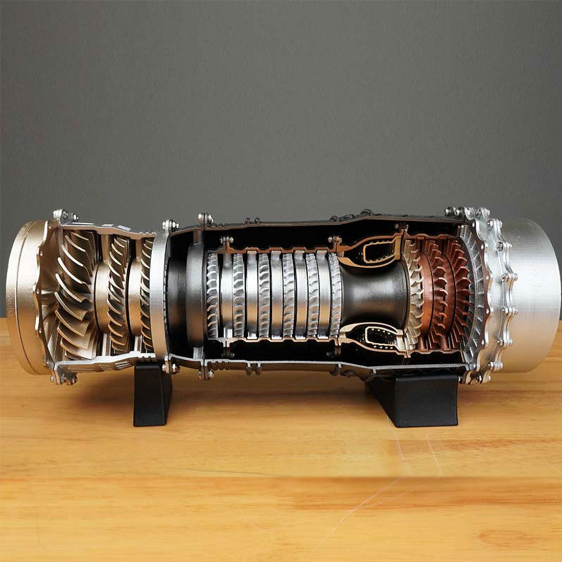 1/20 Turbofan Engine Model Kit - Build Your Own Turbofan Engine that Works - WS-15 DIY Turbofan Frighter Engine 150+Pcs