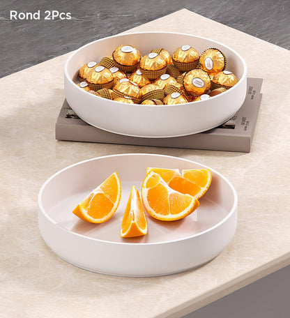 Snack Tray Round Rectangular Z69