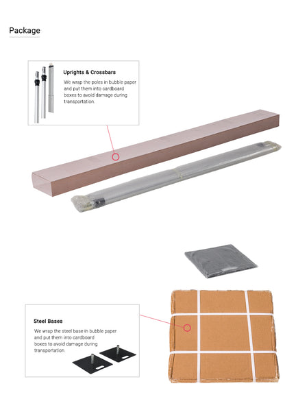 10′ x 10′ | Pipe & Drape Backdrop Hardware Kit