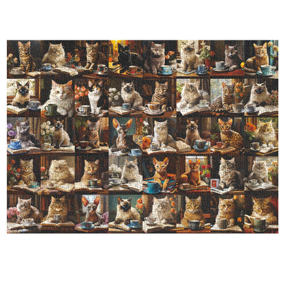 Coffee Cats Jigsaw Puzzle 1000 Pieces