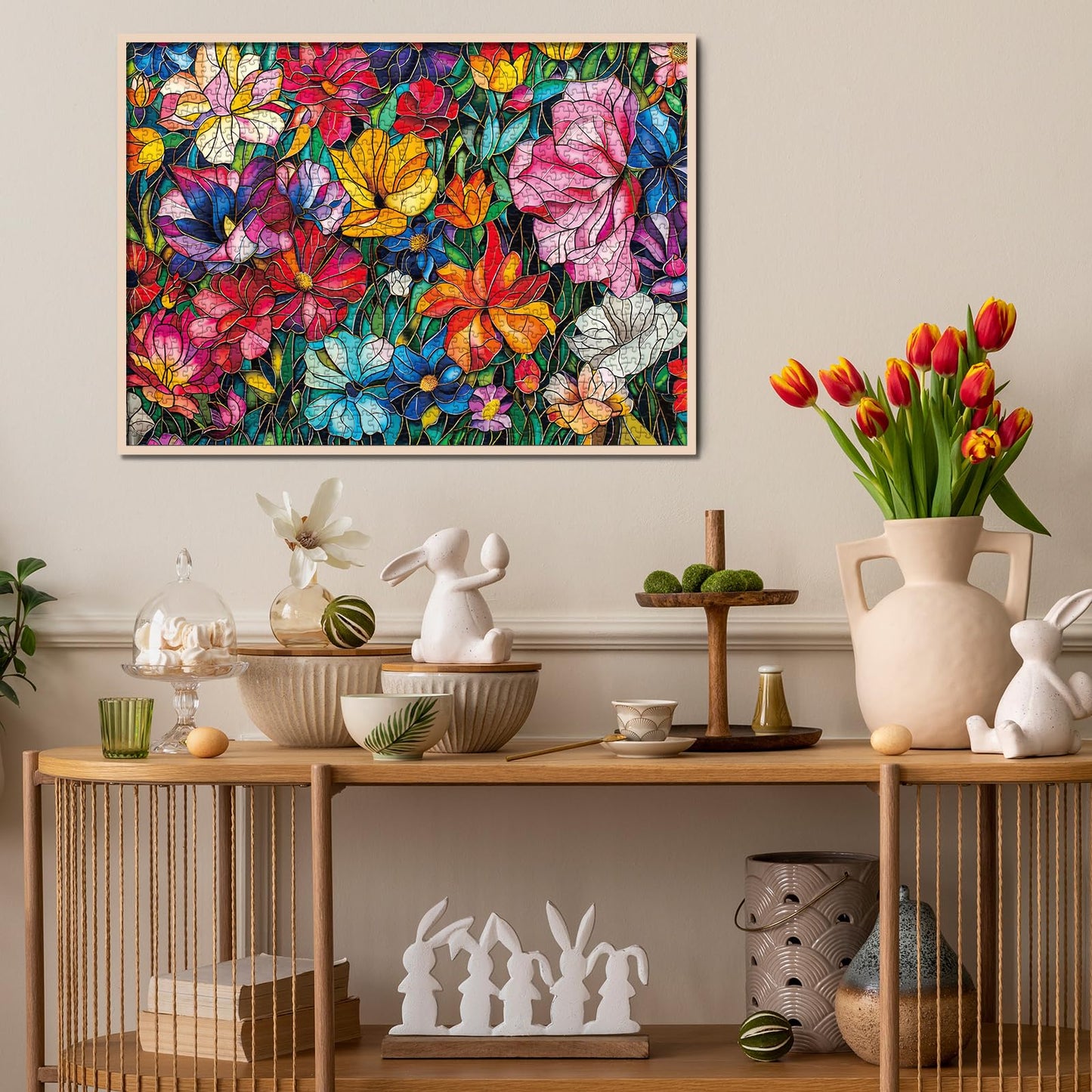 Floral Symphony Jigsaw Puzzle 1000 Pieces