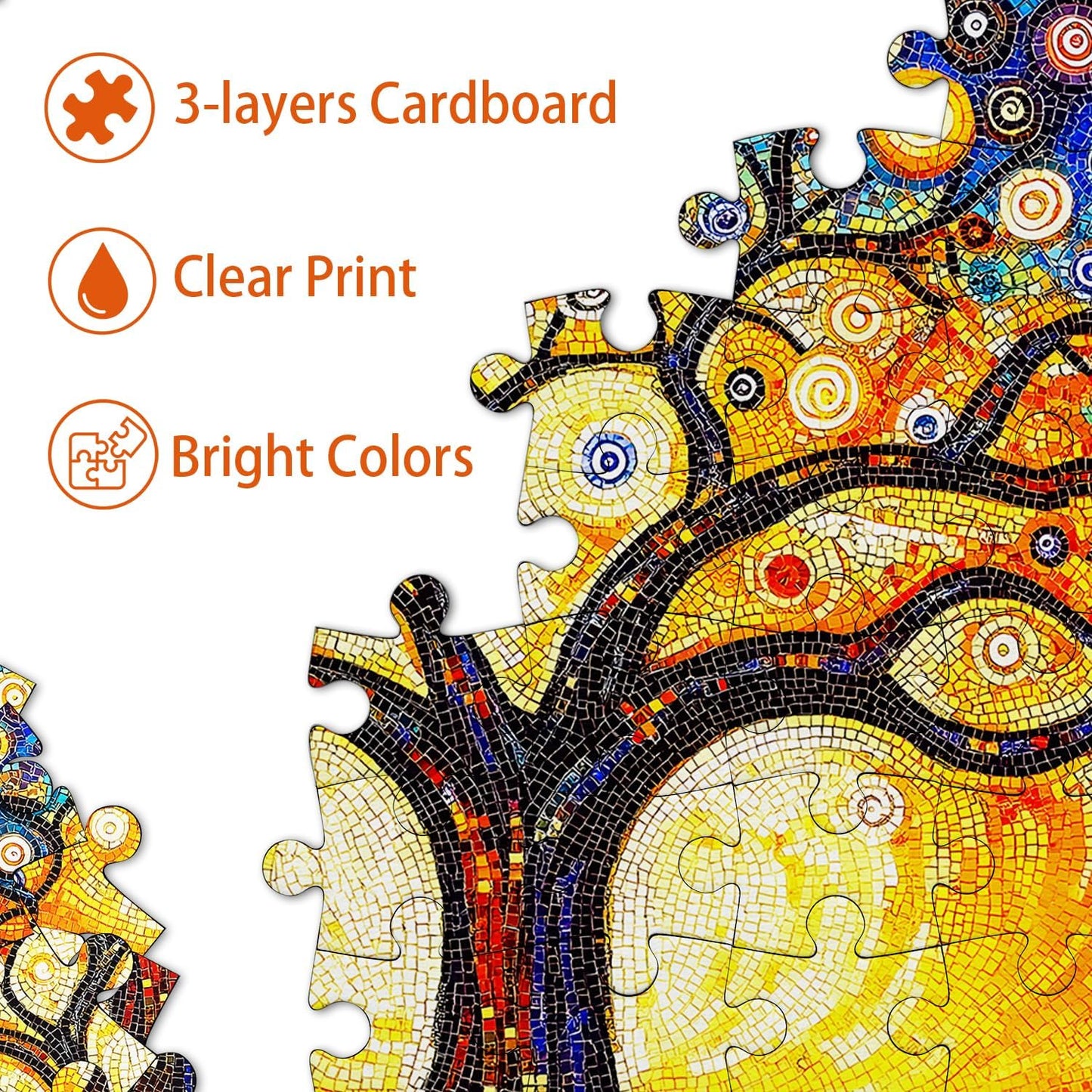 MOSAIC TREE OF LIFE Jigsaw Puzzle 1000 Pieces