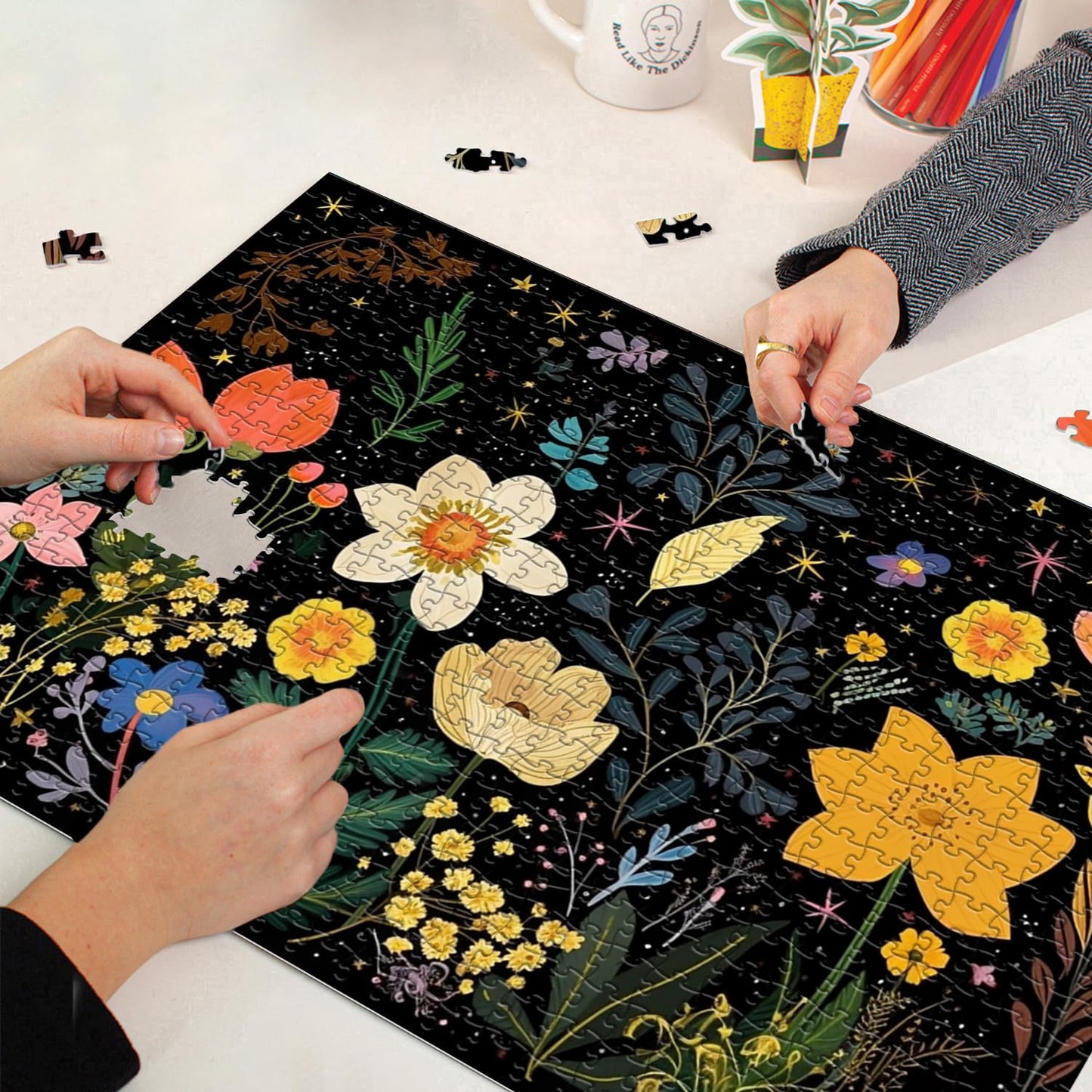 Intergalactic Flower Jigsaw Puzzle 1000 Pieces