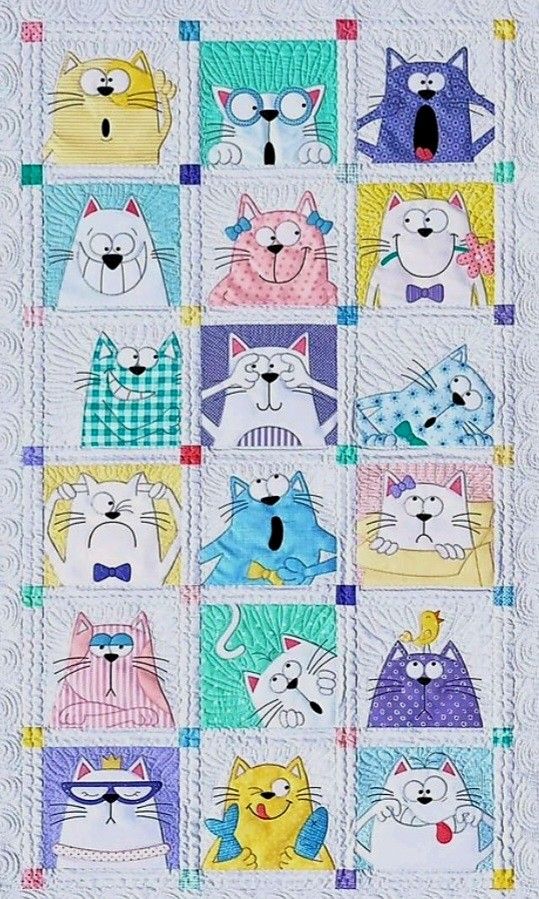 Cat CLA060123007 Quilt Blanket