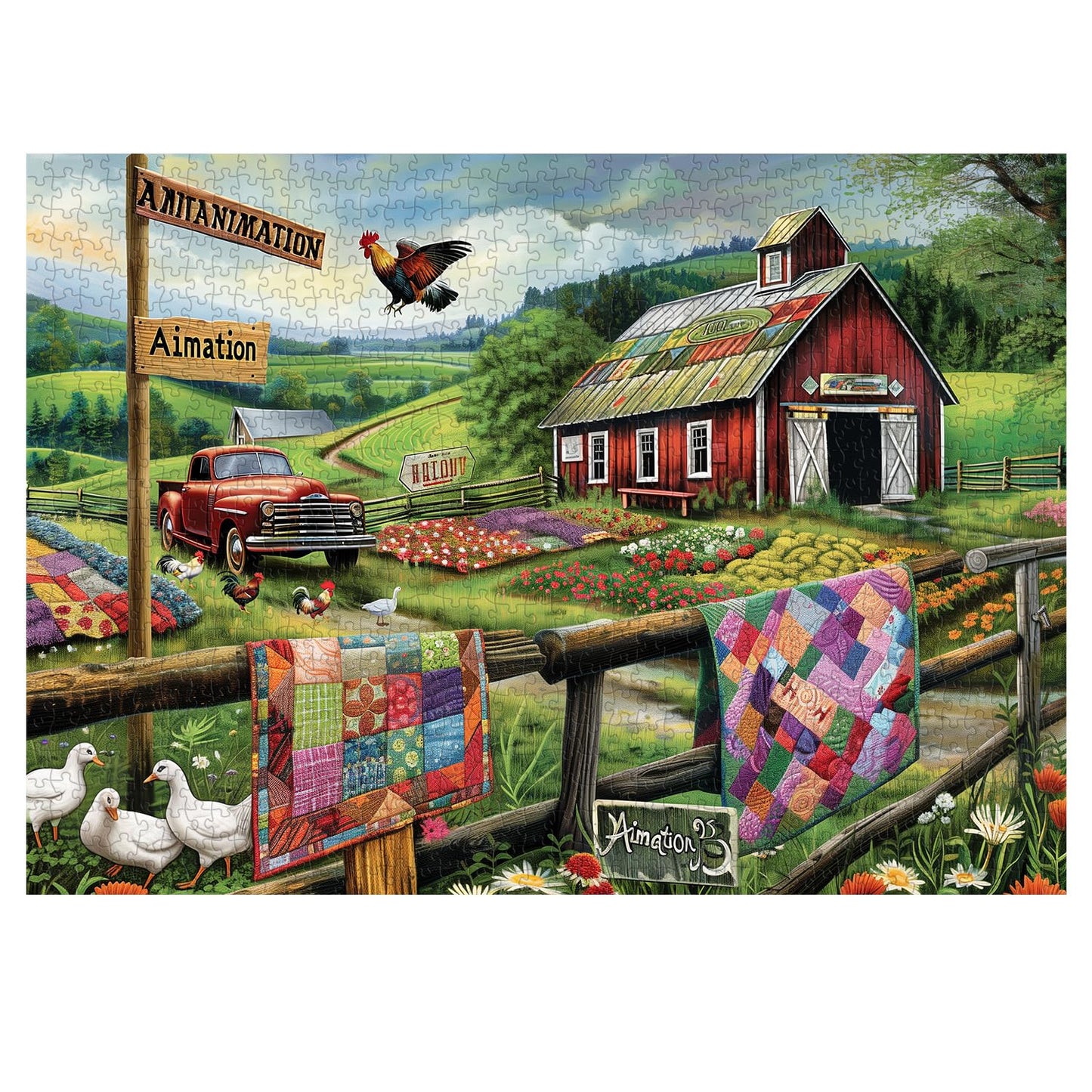 Country Life Jigsaw Puzzle 1000 Pieces