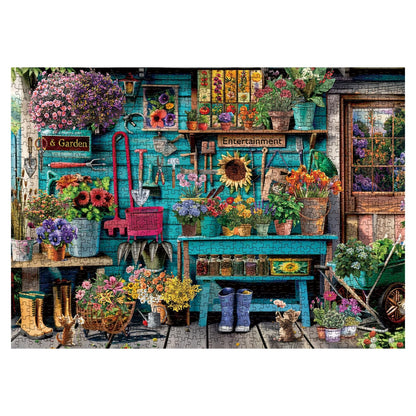 Botanical Haven Shed Jigsaw Puzzle 1000 Pieces