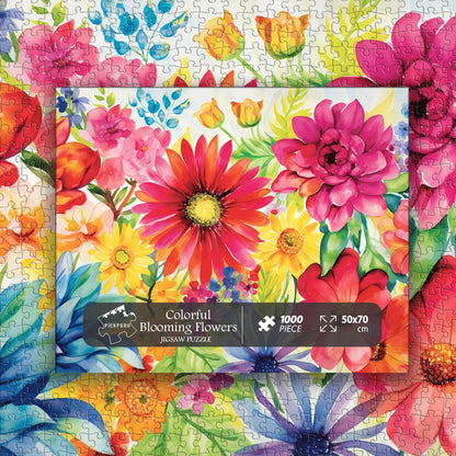 Colorful Flower Jigsaw Puzzle 1000 Pieces