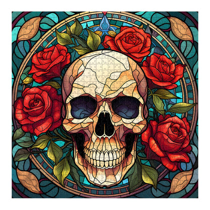 SKull & Roses Jigsaw Puzzle 1000 Pieces