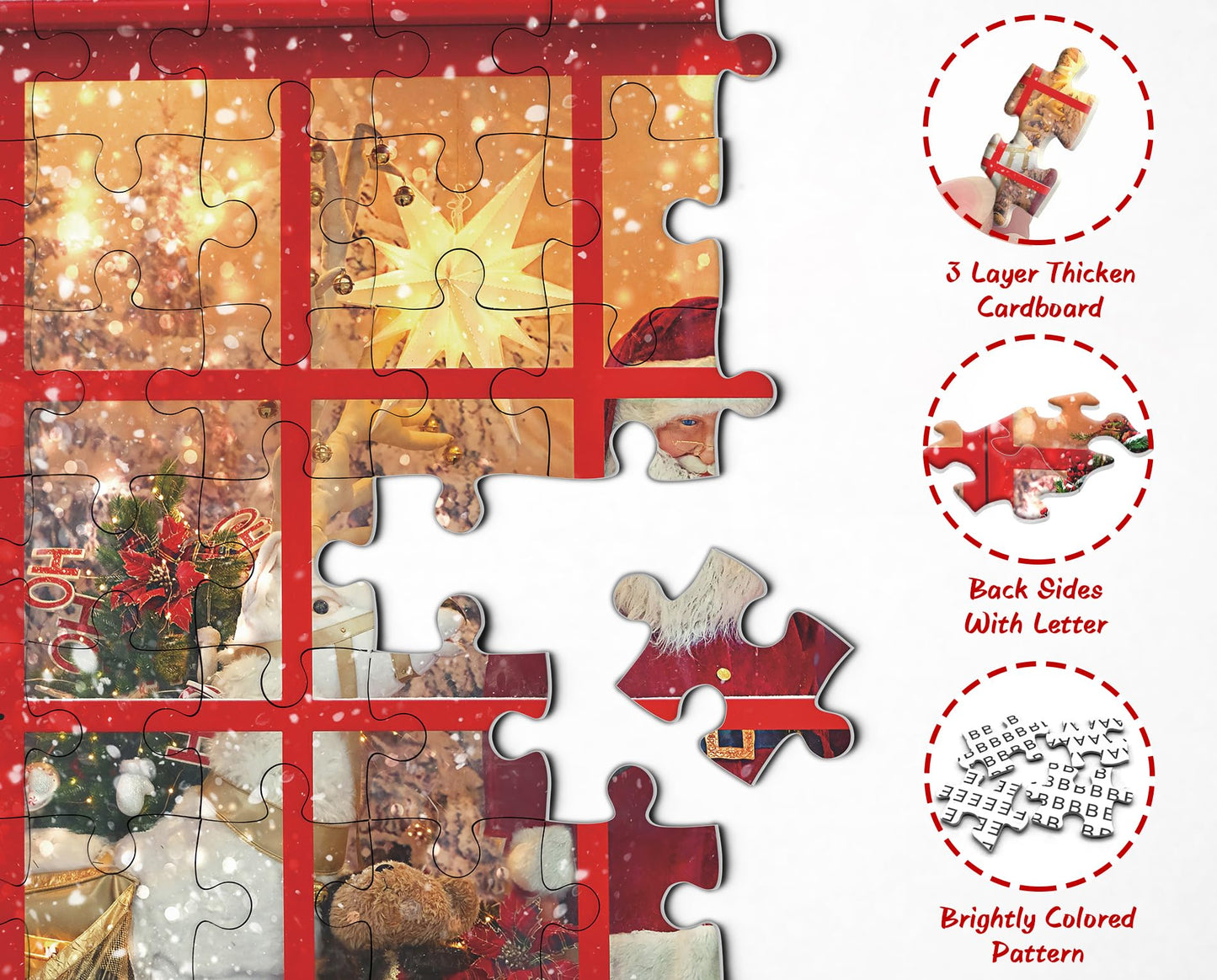 Christmas Santa 2023 Holiday Jigsaw Puzzles 1000 Pieces