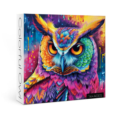 Colorful Owl Jigsaw Puzzle 1000 Pieces