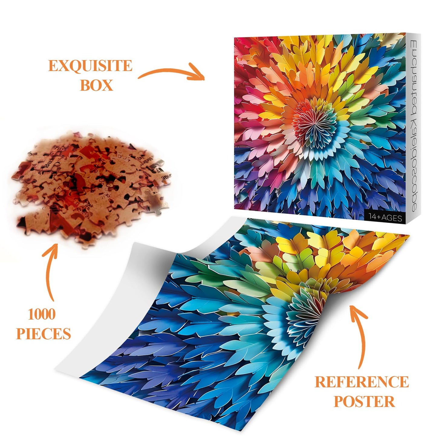 Enchanted Kaleidoscooe Jigsaw Puzzle 1000 Pieces