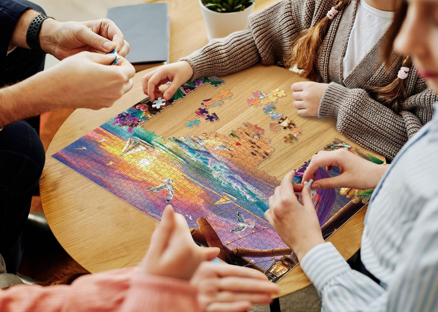 Sunset Picnic Jigsaw Puzzle 1000 Pieces