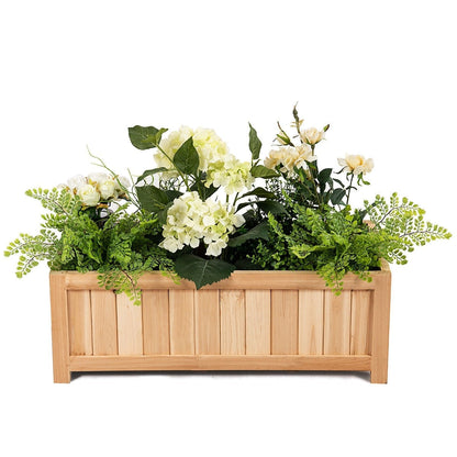 Portable Folding Wood Raised Garden Bed Planter Box Flower Bed