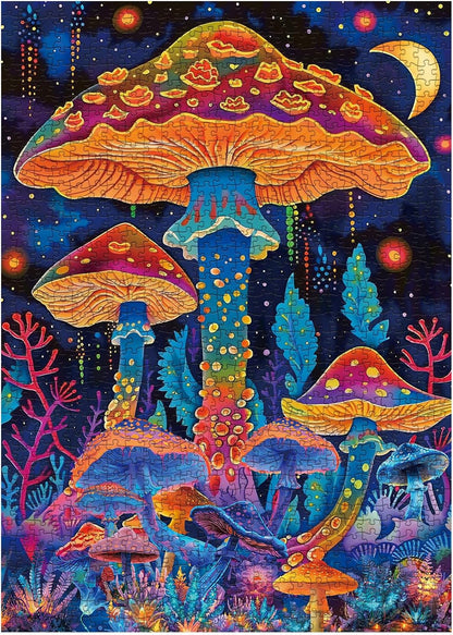 Mushroom Mystique Jigsaw Puzzle 1000 Pieces