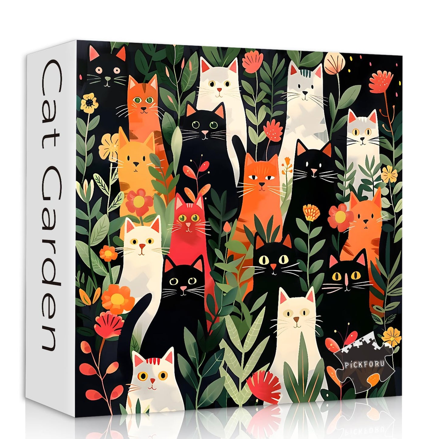 Cat Garden Jigsaw Puzzle 1000 Pieces