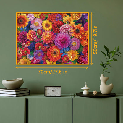 Blooming Flowers Jigsaw Puzzle 1000 Pieces