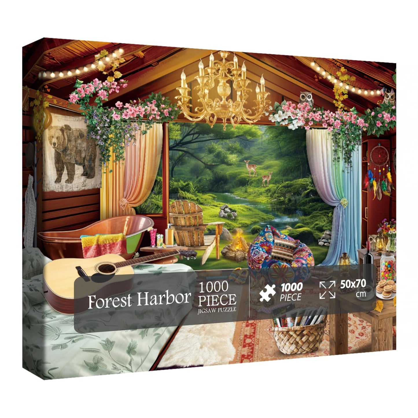 Forest Harbor Jigsaw Puzzle 1000 Pieces