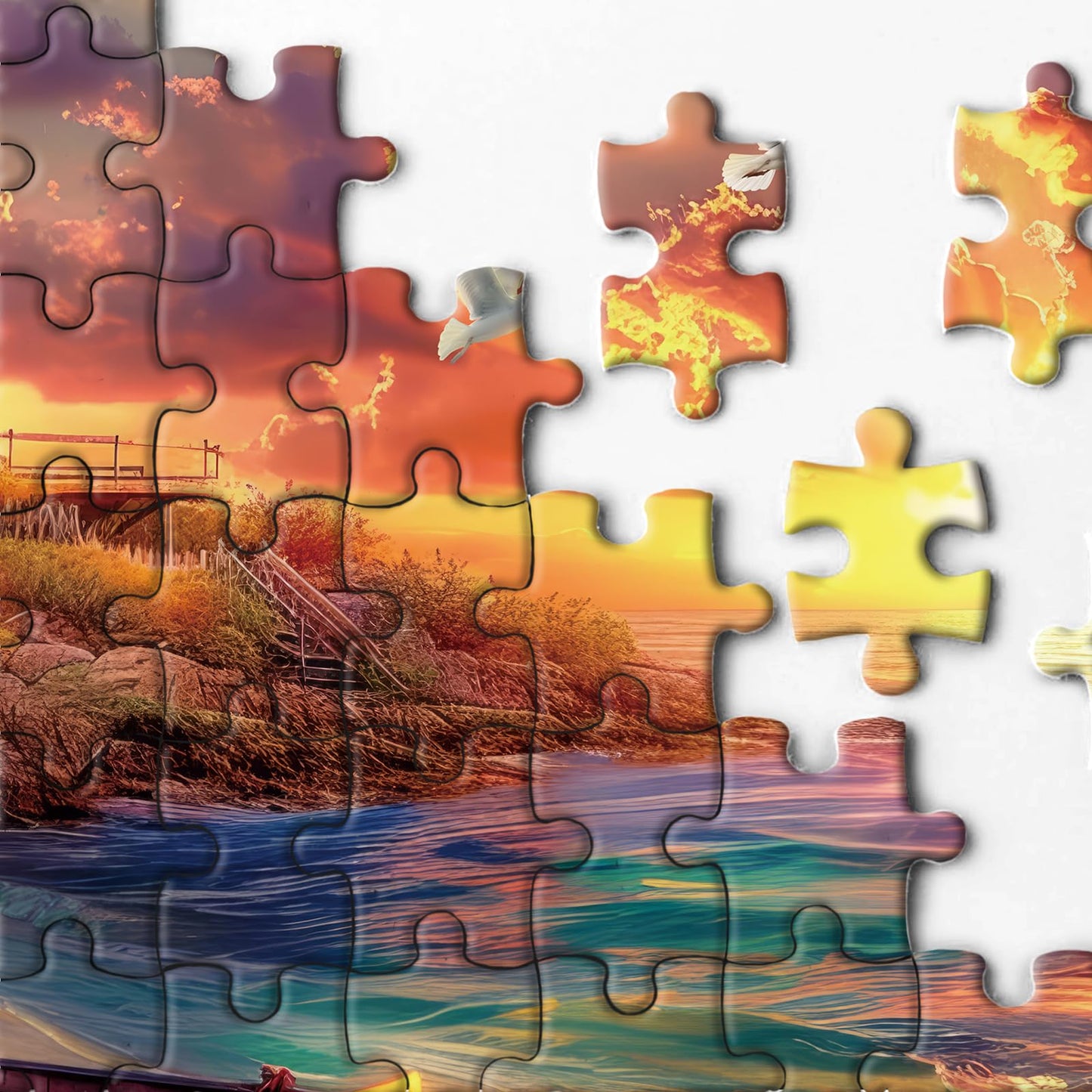 Lighthouse Seascap Jigsaw Puzzle 1000 Pieces