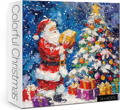 Colorful Christmas Jigsaw Puzzle 1000 Pieces