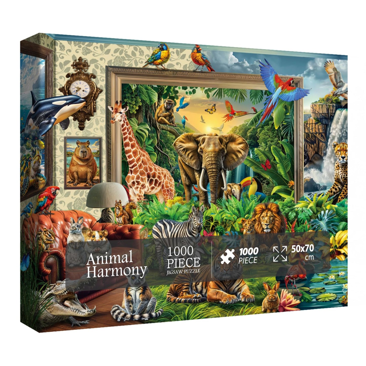 Animal Harmony Jigsaw Puzzle 1000 Pieces