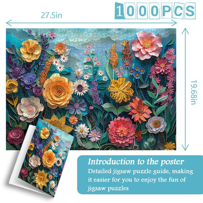 Paper Cut Art Jigsaw Puzzle 1000 Pieces