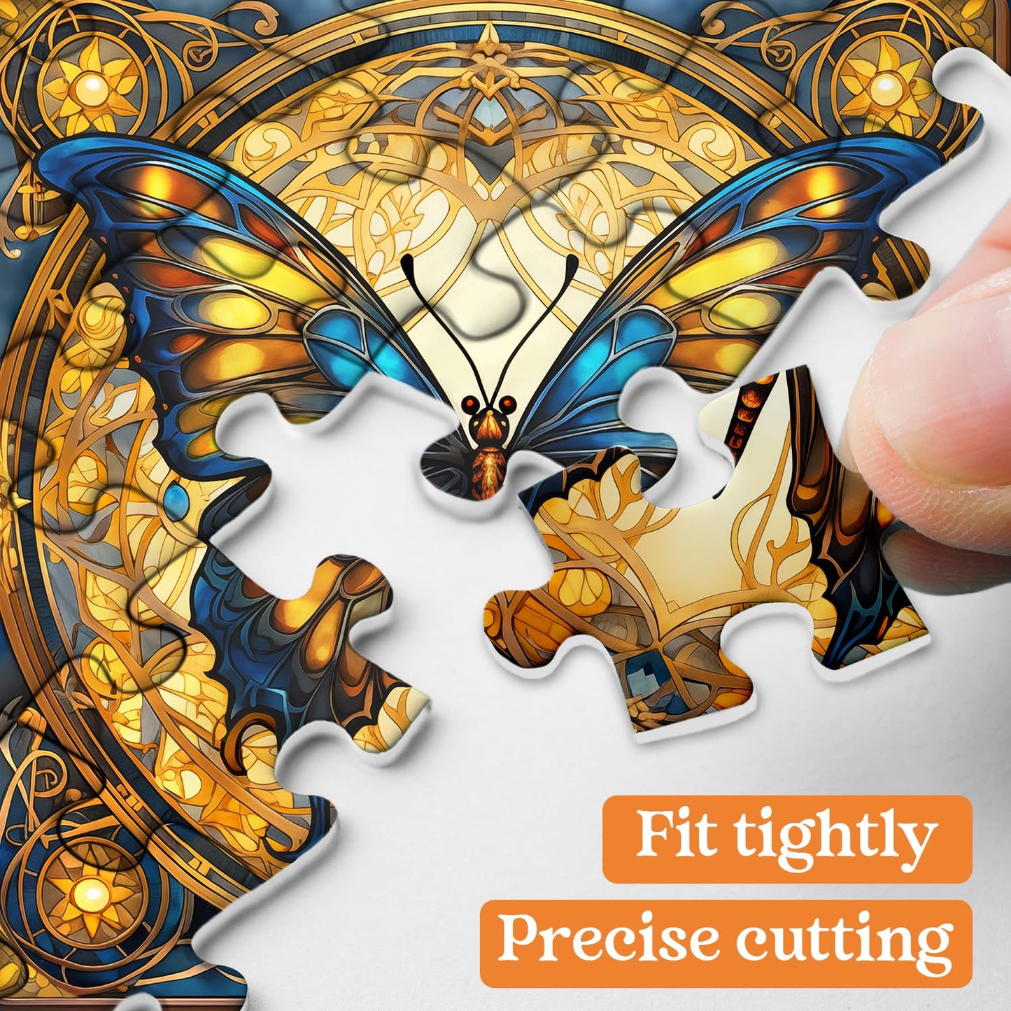 Glowing Butterfly Jigsaw Puzzle 1000 Pieces