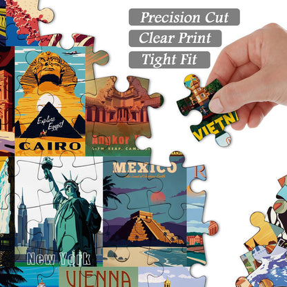 Travel Posters  Jigsaw Puzzle 1000 Pieces