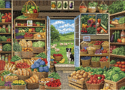 Country Market Jigsaw Puzzle 1000 Pieces