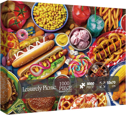 Leisurely Picnic Jigsaw Puzzle 1000 Pieces