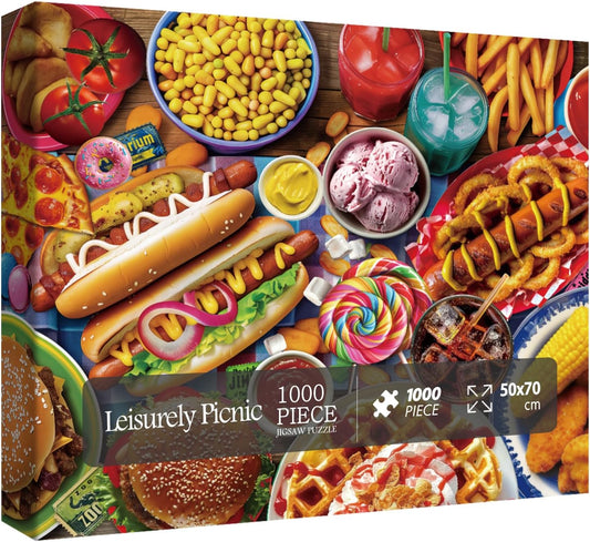 Leisurely Picnic Jigsaw Puzzle 1000 Pieces