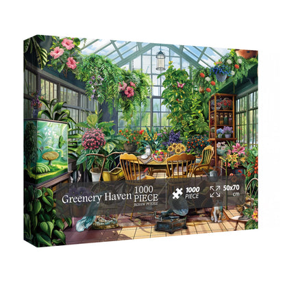 Greenery Haven Jigsaw Puzzle 1000 Pieces