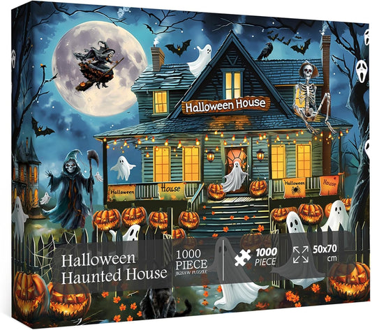 Halloween Haunted House Jigsaw Puzzle 1000 Pieces