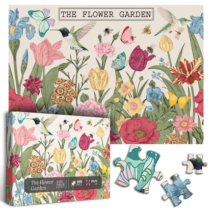 The Flower Garden Jigsaw Puzzle 1000 Pieces