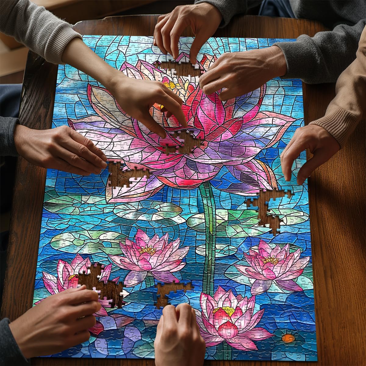 Lotus Symphony Jigsaw Puzzle 1000 Pieces