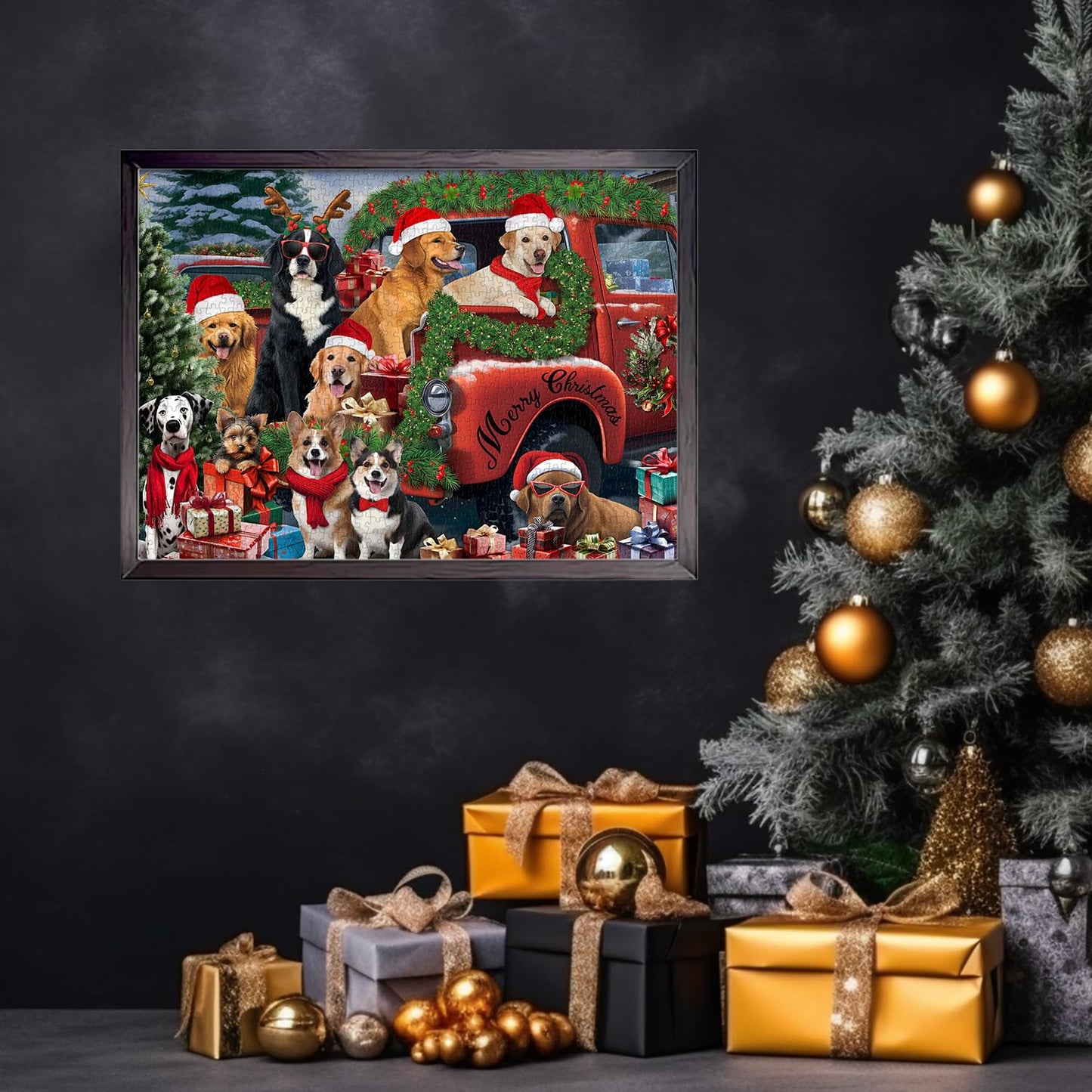 Christmas Animal Jigsaw Puzzles 1000 Pieces