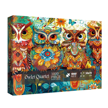 Owlet Quartet Jigsaw Puzzle 1000 Pieces