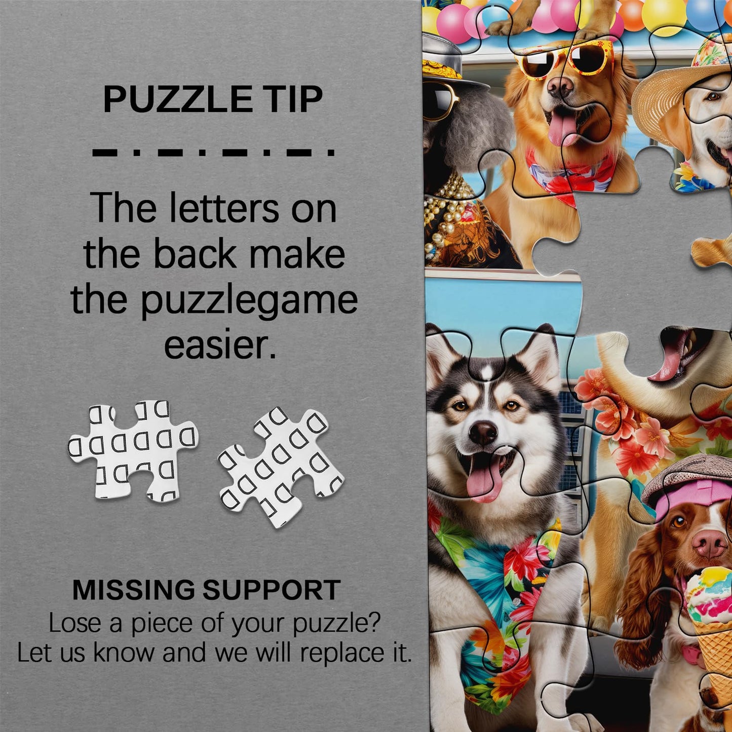 Holiday Dog Jigsaw Puzzle 1000 Pieces