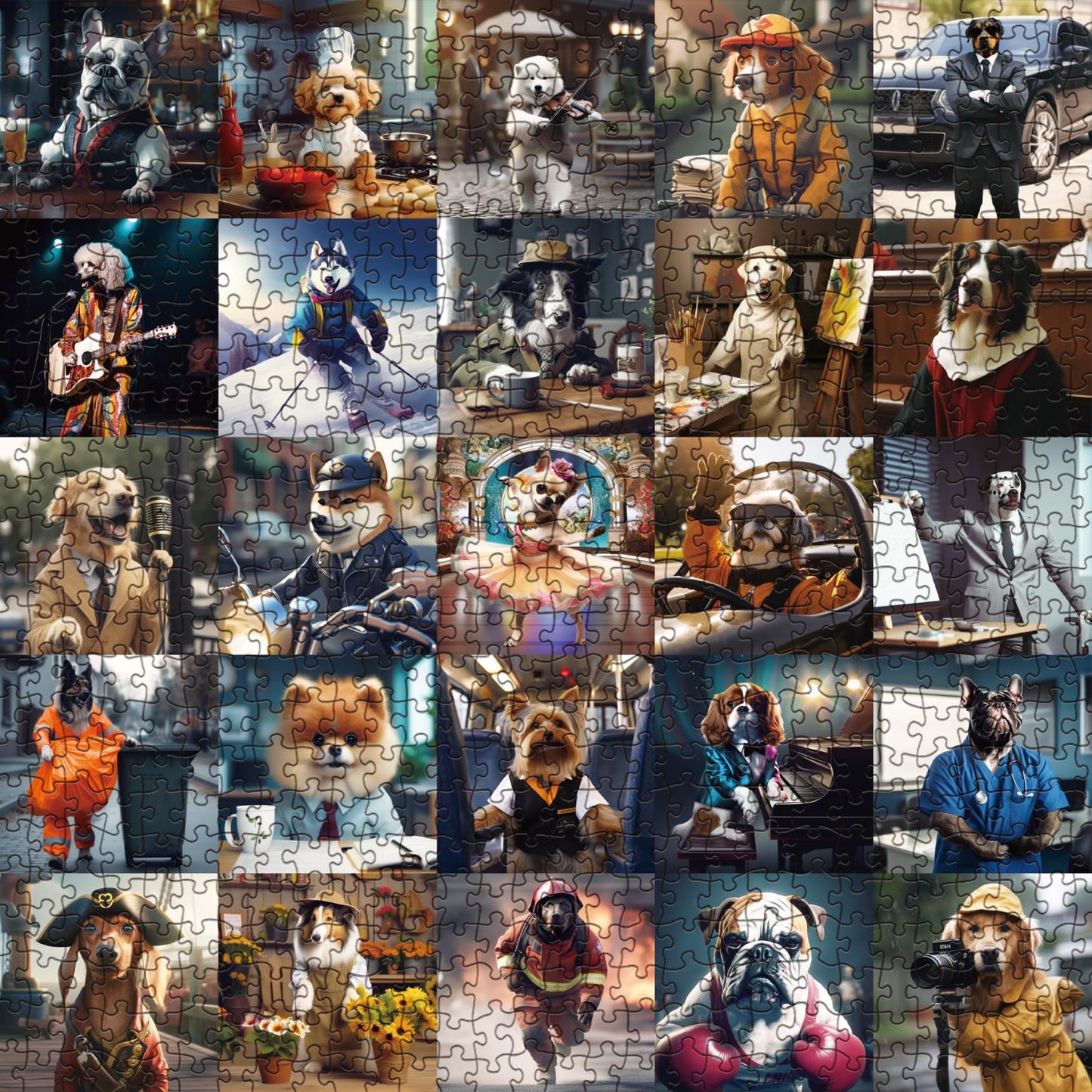 Working Dog Jigsaw Puzzle 1000 Pieces