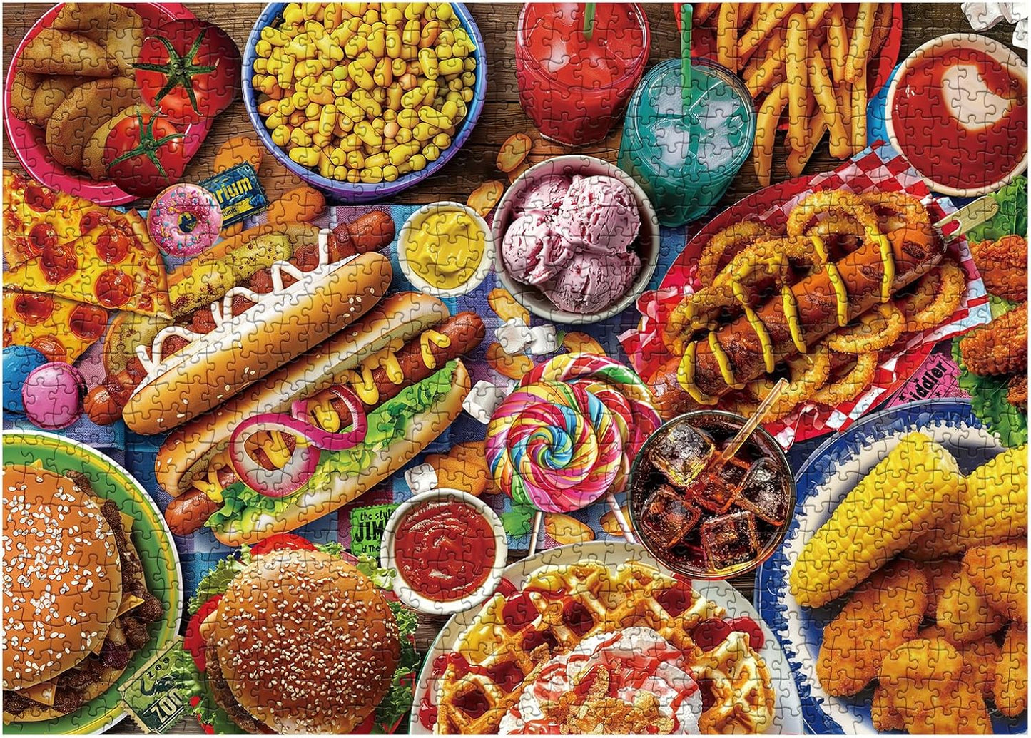 Leisurely Picnic Jigsaw Puzzle 1000 Pieces