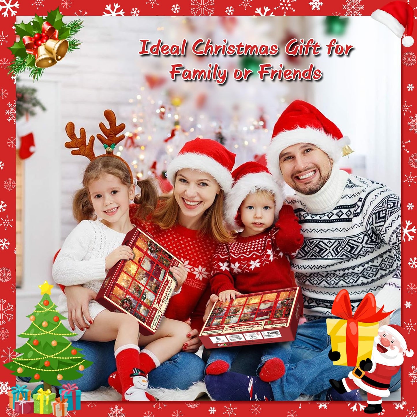 Christmas Santa 2023 Holiday Jigsaw Puzzles 1000 Pieces