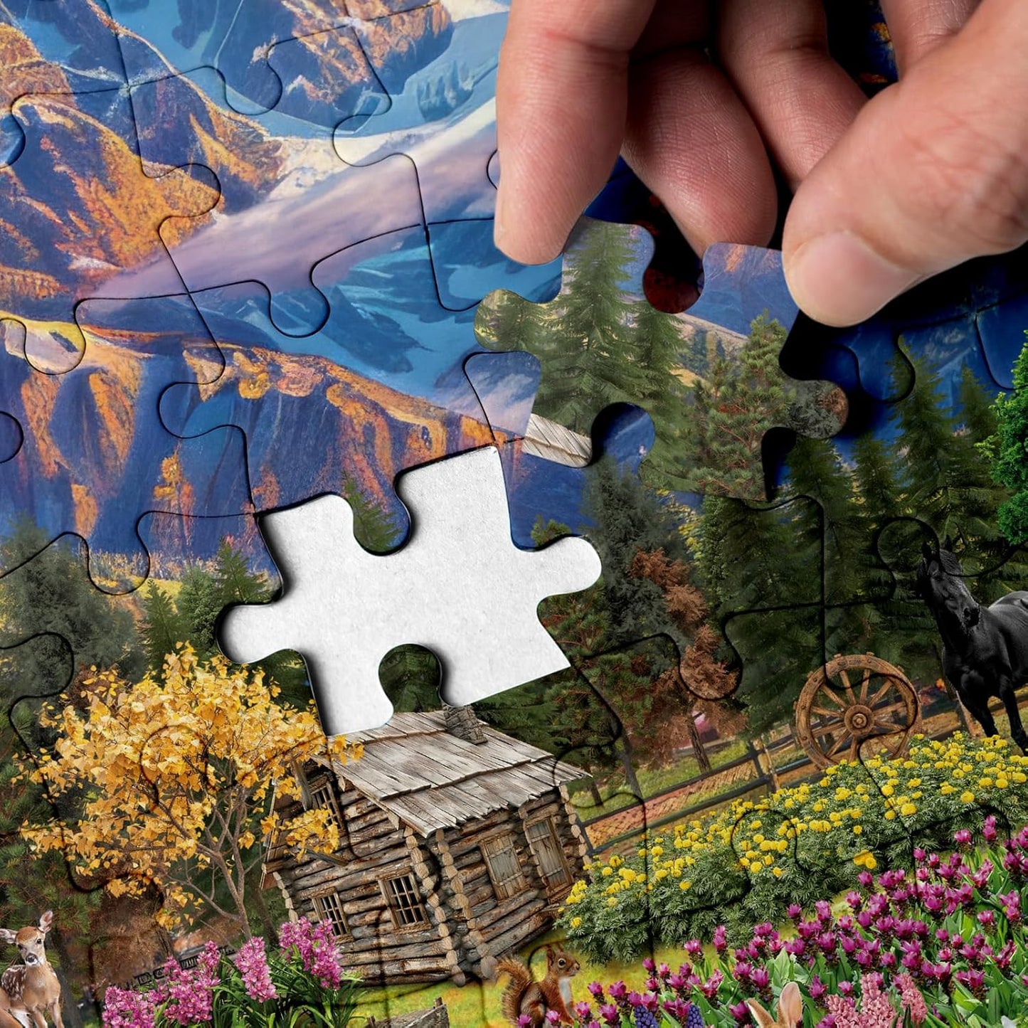 Snow Mountain Blossom Jigsaw Puzzle 1000 Pieces