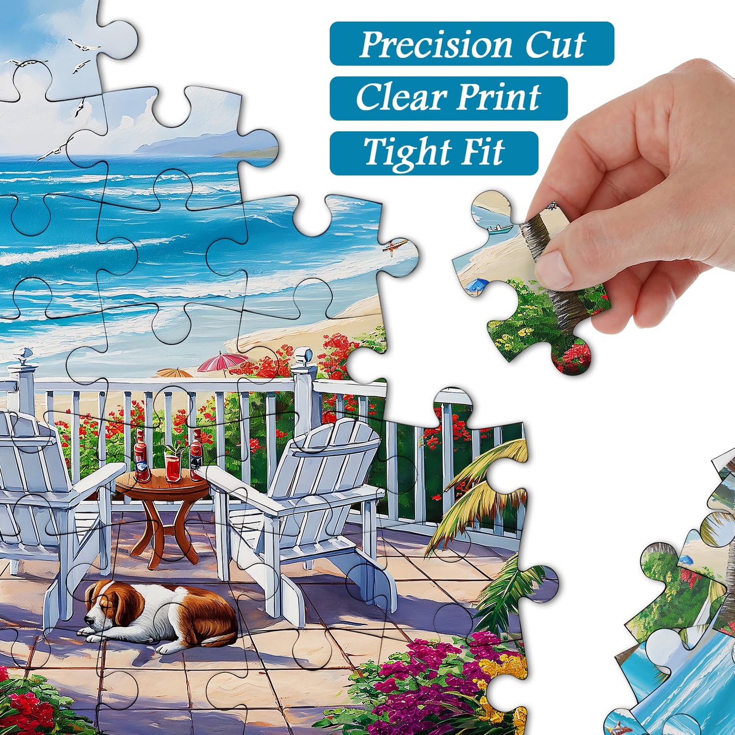 Beach Theme Summer Jigsaw Puzzle 1000 Pieces