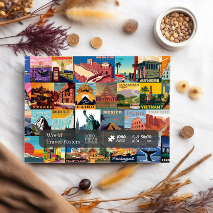 Travel Posters  Jigsaw Puzzle 1000 Pieces