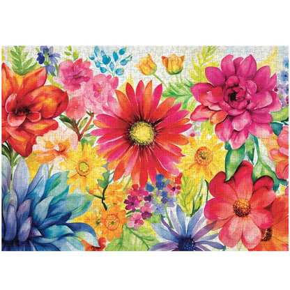 Colorful Flower Jigsaw Puzzle 1000 Pieces