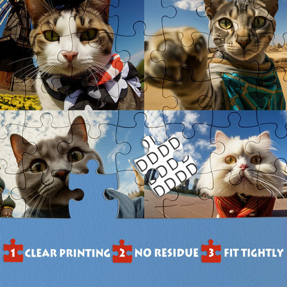 Meow Global Selfie Jigsaw Puzzle 1000 Pieces