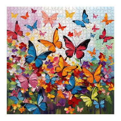 Butterfly Garden Jigsaw Puzzle 1000 Pieces