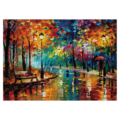 Rainy Walk Jigsaw Puzzle 1000 Pieces