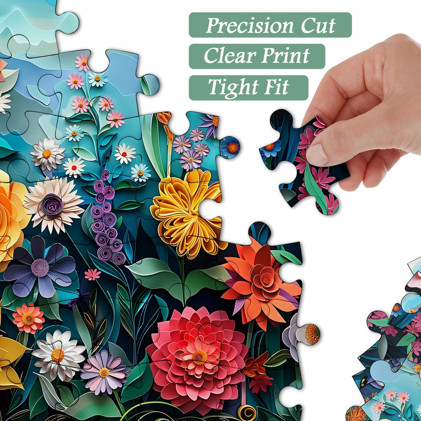 Paper Cut Art Jigsaw Puzzle 1000 Pieces