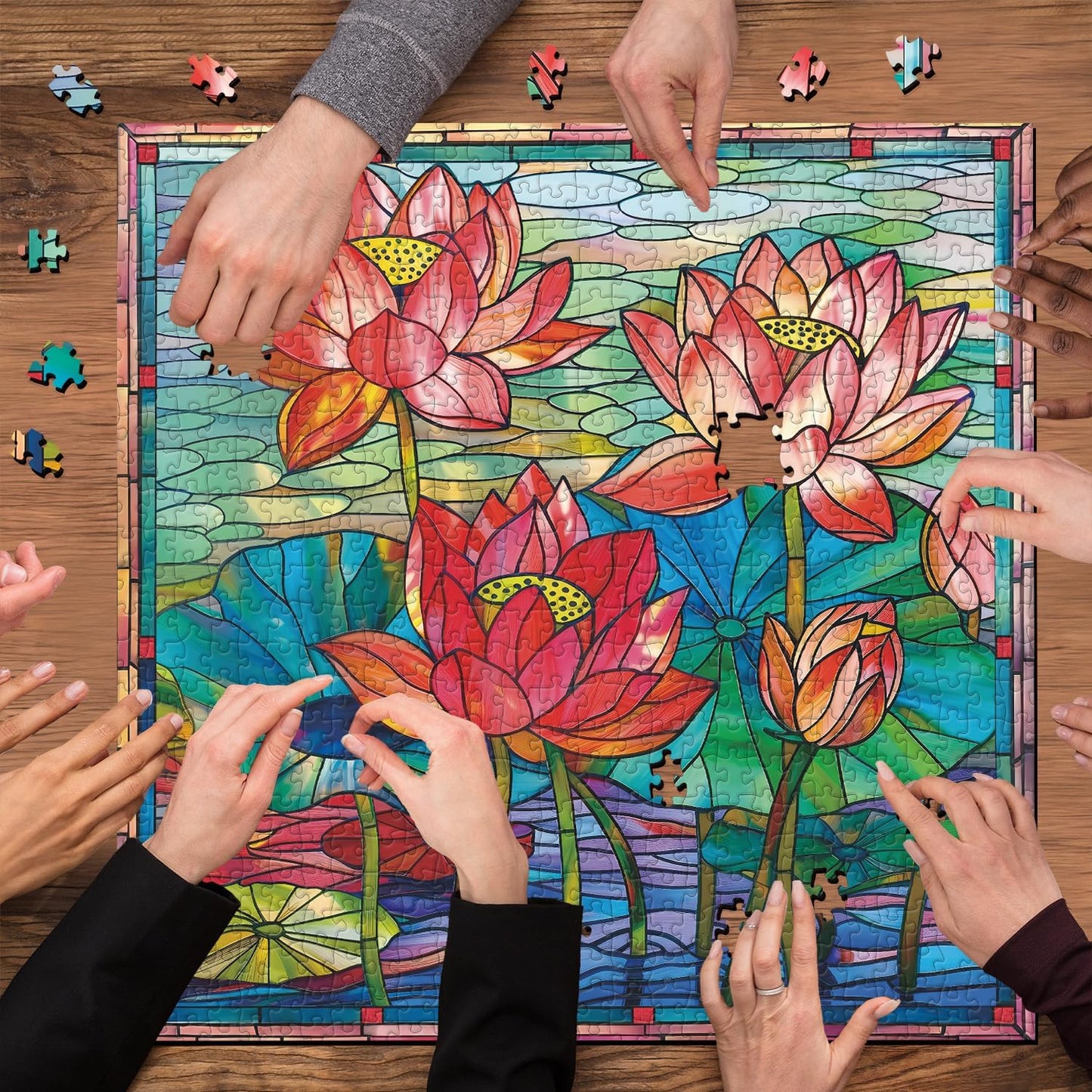 Eternal Lotus Jigsaw Puzzle 1000 Pieces