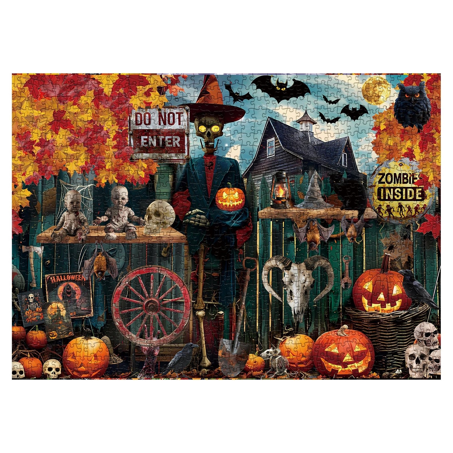 Halloween Decor Jigsaw Puzzle 1000 Pieces